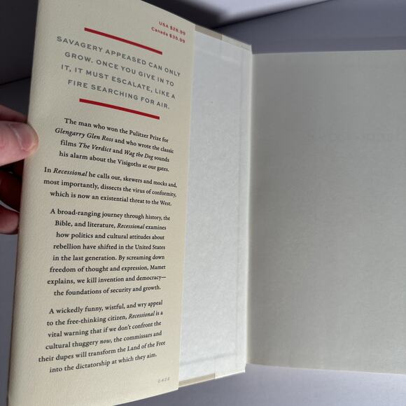 Recessional by David Mamet (Hardcover, 2022) |First Edition| - Picture 7 of 10